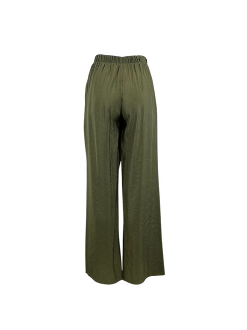 MILITARY GREEN SOFT TROUSERS Extè Extè | ART.6273VERDE MEDIO